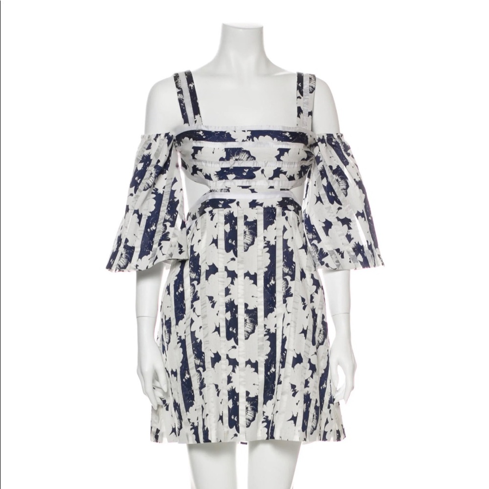Alexis Floral Print Mini Dress Size S